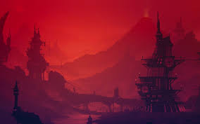 Your current screen resolution is. Ar19 Red River Illustration Art Anime Wallpaper