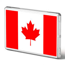 Ignorerede canada eksistensen af det tredje største land i sydamerika på det tidspunkt? Acrylic Fridge Magnet Canada Flag Of Canada