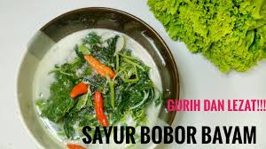 Saat ini sudah banyak produk olahan bayam berupa gorengan yang dijual dalam kemasan. Gurih Dan Lezatnya Sayur Bobor Bayam Alternatif Olahan Bayam Youtube