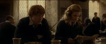 (i know, it's not a word.) dumbledore's office (2) go to dumbledore's office and you'll end up meeting (ravenclaw, one of the patil twins, i think it is parvati) she'll tell you a slytherin took it. Hermione And Ron Half Blood Prince Novocom Top