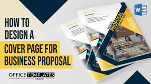 Maybe you would like to learn more about one of these? How To Design A Cover Page In Ms Word Business Proposal Diy Youtube
