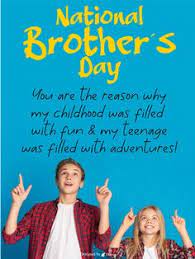 Your laziness behind the preparation of the brothers day celebration is quite understandable because most of the siblings don't even know that. 28 Best National Brother S Day Cards Ideas In 2021 National Brothers Day Cards Happy Brothers Day