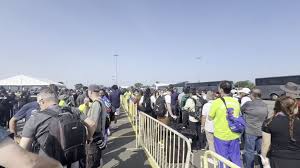 The longest queue in football