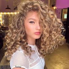 Today S Perm In 2020 Permed Hairstyles Curly Hair Styles Blonde Hair Looks