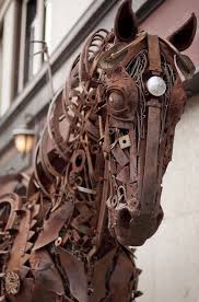 Artwork Of A Mechanized Mind Horse Sculpture Sculpture Sculpture Art