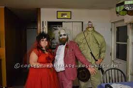 The animated show centers around the characters beetlejuice and lydia from the first film. Awesome Beetlejuice Lydia And Shrunken Head Group Costumes