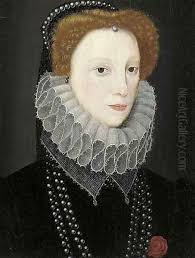 Portrait of a lady 2 reproduction by George Gower for sale