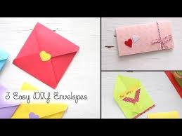 Below is a quick and easy lesson on addressing an envelope or card for christmas or any other holiday or. 3 Easy Diy Envelopes Youtube