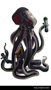 You Guys Like Giant Robots Space Pigs And Fighting Octopus Right Robot Concept Art Robots Concept Robot Design