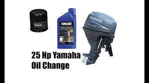 25 Hp Yamaha 4 Stroke Outboard Oil And Filter Change
