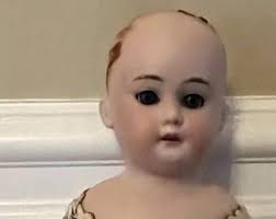 Vintage Armand Marseille? Germany Bisque Doll W/leather Body 12"