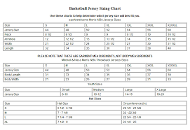 Adidas Nba Jersey Size Chart Www Bedowntowndaytona Com