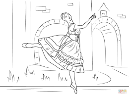 Coppelia Ballet Coloring Pages Png 1199 894 Coloring Pages Cinderella Coloring Pages Dance Coloring Pages