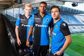 The first day of tibo perysn. Club Brugge 2018 Macron Playoff Home Kit Football Fashion
