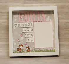 Personalized Gift For Birth In Frame Baby Frame Baptism Gift Gift For Birth Frame For Birth Regali Personalizzati Regali Per Battesimo Nascita