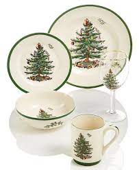 Fine dinnerware & tabletop accessories from vietri, spode, match pewter, emma bridgewater, juliska, emile henry, skyros designs, schott zwiesel and more. Spode Christmas Tree Dinnerware Collection Reviews Fine China Macy S