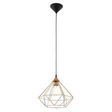Eglo Lighting 94194 Buy Eglo 94194 Tarbes Vintage Copper Wire Cage Single Lamp Pendant Ceiling Light Pendant Light Cage Pendant Light Ceiling Pendant Lights