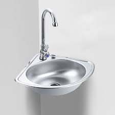 stainless steel triangle wash basin