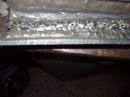 Worm Holes Tracks And Porosity Of Fcaw Weld Flux Cored Arc Welding Arc Welding Flux Core Welding