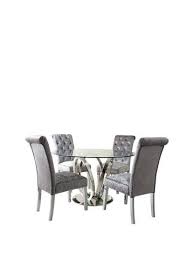 Check out our dining bench with back selection for the very best in unique or custom, handmade pieces from our kitchen & dining tables shops. Dining Table And Chair Sets Dining Table And 6 Chairs Very Co Uk