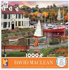Ceaco puzzles 1000 piece jigsaw (2 pack) stamps :car and art stamps lot of 2 new. Ceaco David Maclean Seawall Walk 1000 Piece Jigsaw Puzzle Walmart Com Walmart Com