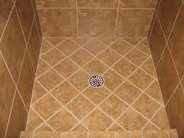 Bathroom Wall Shower Tile In Small Bathroom Enchanting Brown Ceramic Diagonal Shower Floor Tile With Brown Shower Floor Tile Shower Tile Bathroom Freestanding