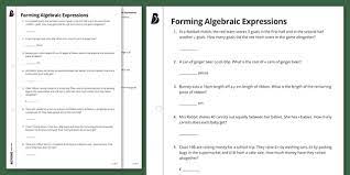 Solve equations of these forms fluently. Writing Algebraic Expressions Worksheet Math Resource Twinkl