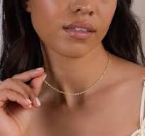 Dainty Eternity Heart Link Chain Necklace | Caitlyn Minimalist