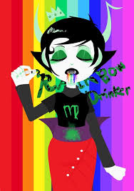 Rainbow Drinker Kanaya Wiki Bad End Friends Amino Amino Her left horn curves into a hook, emulating the tail of her astrological symbol when viewed from the front. rainbow drinker kanaya wiki bad end