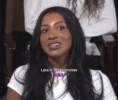 Lara Raj During Interview