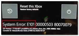E102 00000c01 80070003 possible issue hey everyone, im having an issue with my console, and i dont really have $260 to spend on repairs that may not even work. Wie Behebe Ich Den Xbox One Systemfehler E102 Okidk