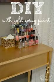 Diy Gold Painted Table Painting Furniture Diy Gold Painted Furniture Painted Table
