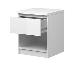 Chevet 1 Tiroir Best Lak Blanc Laque Table De Chevet Enfant But Table De Chevet Enfant Chevet Enfant Et Table De Chevet