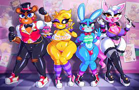 Chica & The Gang by EroticPhobia 