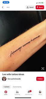 Always Come Home Tattoo Black Line Tattoo Straight Line Tattoo Line Tattoos