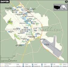 Dover Map The Capital Of Delaware Dover City Map