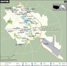 dover map the capital of delaware dover city map