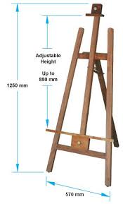 Wooden Display Easel Or Artwork Easel Walnut Finish Caballete De Pintura Caballete Atriles Para Pintar