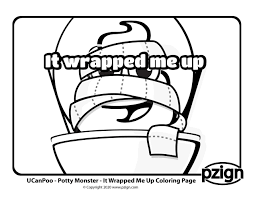 Download and print these toilet coloring pages for free. Ucanpoo Potty Monster Coloring Pages Pzign