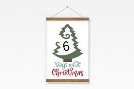Download Days Until Christmas Countdown Svg Cut File Graphic By Oldmarketdesigns Creative Fabrica PSD Mockup Templates