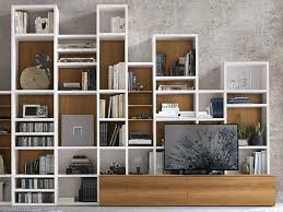 Je cherchais un meuble d'angle pas trop haut (max 1m80) meubles salon en bois : Meuble Tv Bibliotheque Composition Murale Meubles Bouchiquet