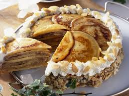 Mandel Pfannkuchen Torte Nach Ostfriesischer Art Rezept Rezepte Lebensmittel Essen Torten