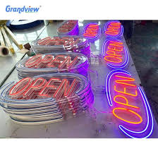 Dual color led neon signs. China Diy Led Neon Anti Broken Letter Sign Open Neon Sign China Open Neon Sign Full Color Neon Sign