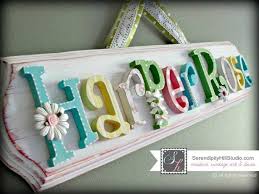 Custom Name Plaque Made To Order Wall By Serendipityhillshop 105 00 Baby Name Signs Baby Girl Room Name Plaques