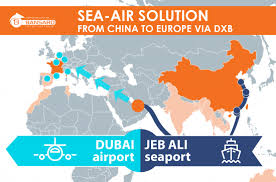 This detailed colorful map provides additional information about the distribution of the world countries, international borders, and location of capital and major cities, seaports, and airports. Sea Air Service From China To Europe Via Dubai Bansard International