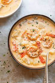 Instant Pot Creamy Shrimp Soup Shrimp Soup Easy Soup Recipes Instant Pot Dinner Recipes
