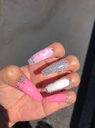 Acrylic Nails Ideas Black Girls Nailstip In 2021 Black Nail Designs Girls Nail Designs Cute Acrylic Nails