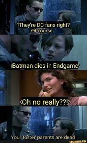 Your Foster Parents Are Dead Ifunny The Fosters Foster Parenting Funny Batman Memes Do you have a wacky ai that can write memes for me?