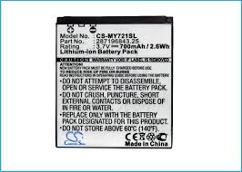 Battery for Sagem my721z 287196831 ...