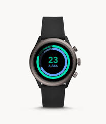 Smart watch for iphone ios android phone bluetooth waterproof fitness tracker. Fossil Sport Smartwatch 43mm Black Silicone Ftw4019 Fossil